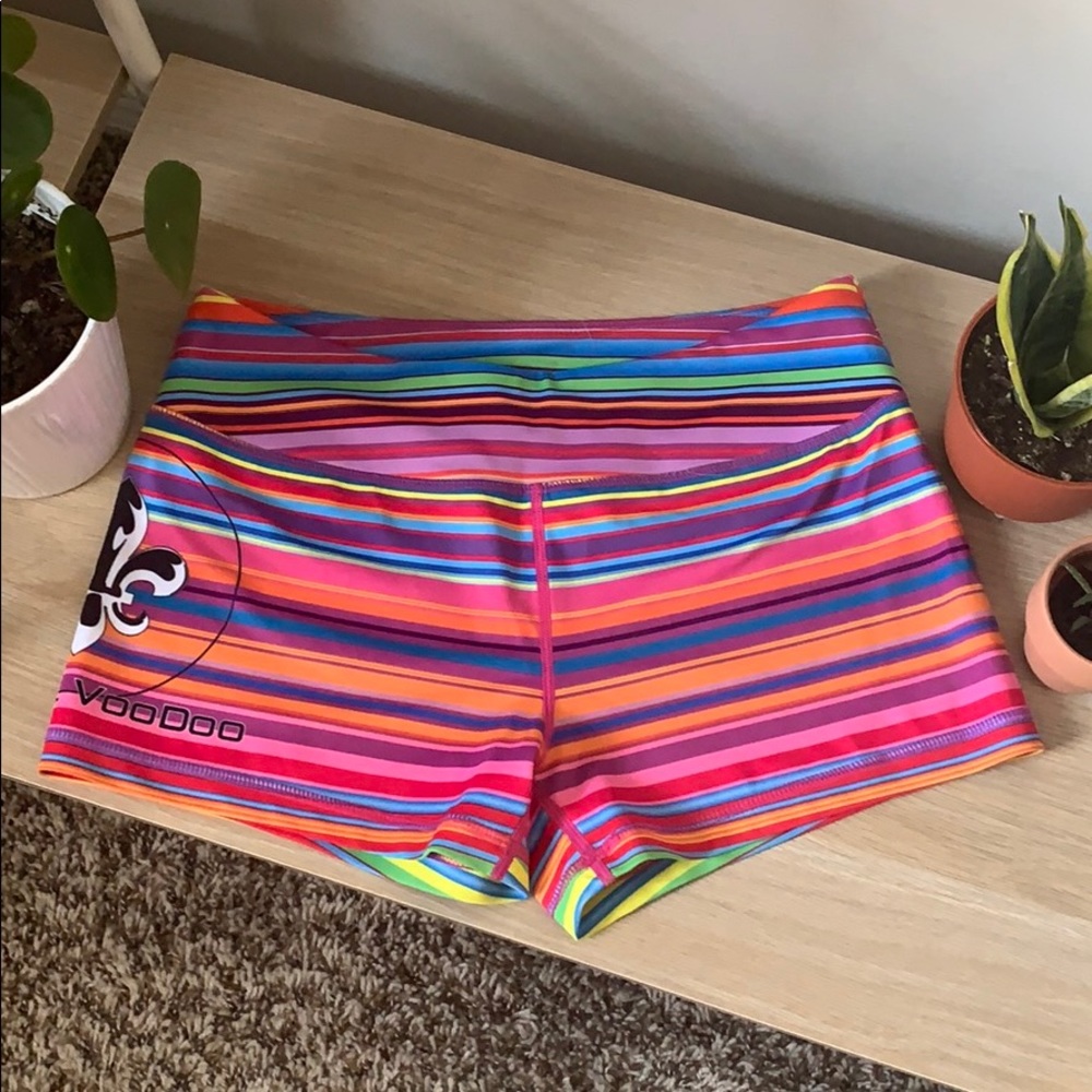 Barbell Voodoo Candy Stripe Shorts, size M